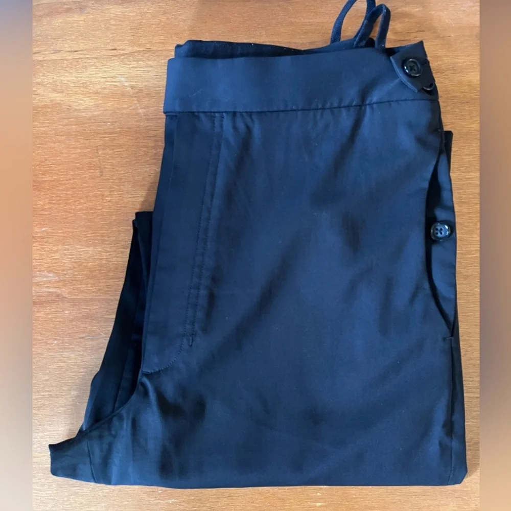 Helmut Lang Virgin Wool Black Trousers — Size 8 - Picture 2 of 9